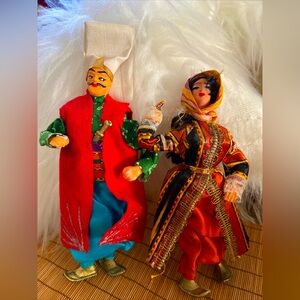 COPY - Vintage Traditional Doll Turkish man suit wears Hand Made Length 9" Folk…
